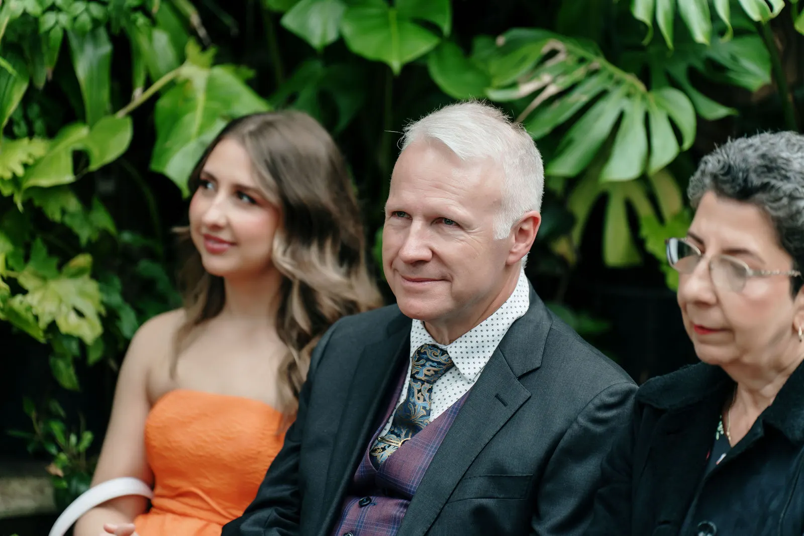 Outdoor ceremony at Glasshaus Outside