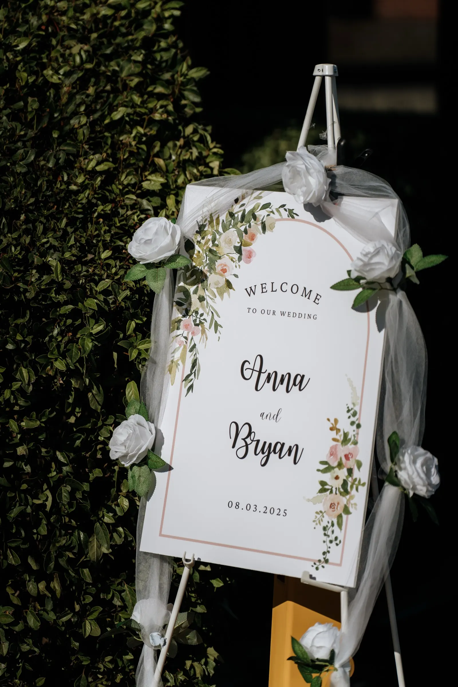 Quiet wedding moment in Melbourne