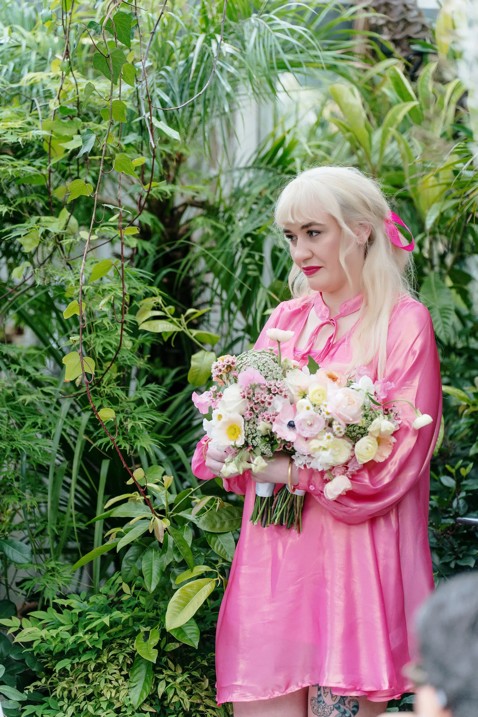 Guests celebrating at the reception