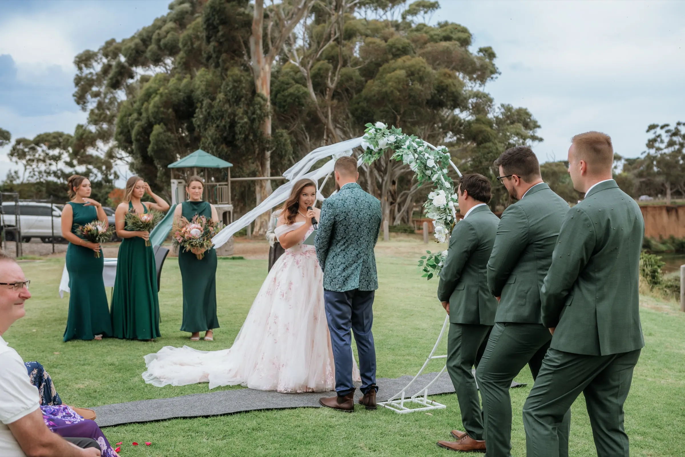 Jordy and Nic wedding photograph