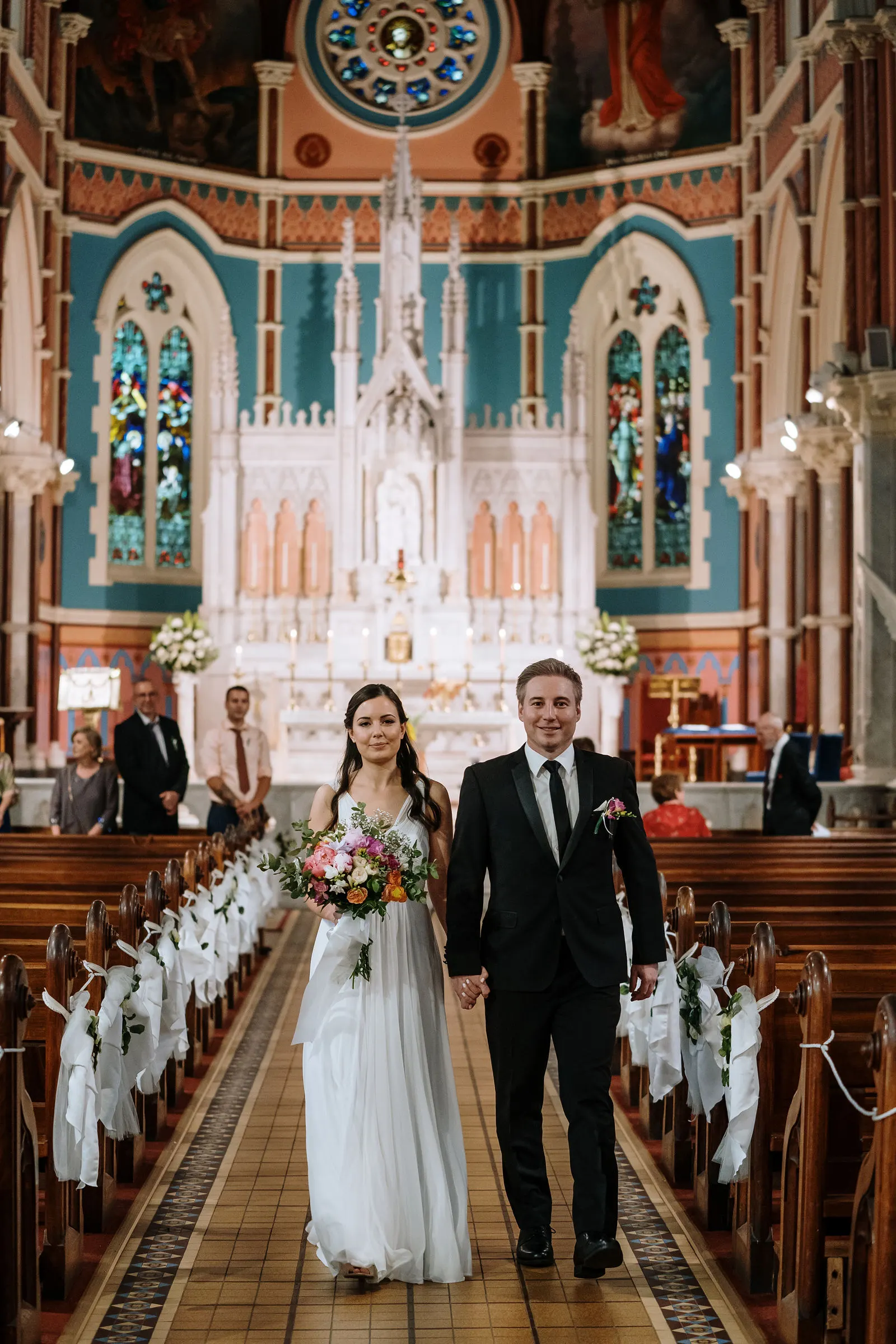 Ana and Luke wedding portrait, Melbourne