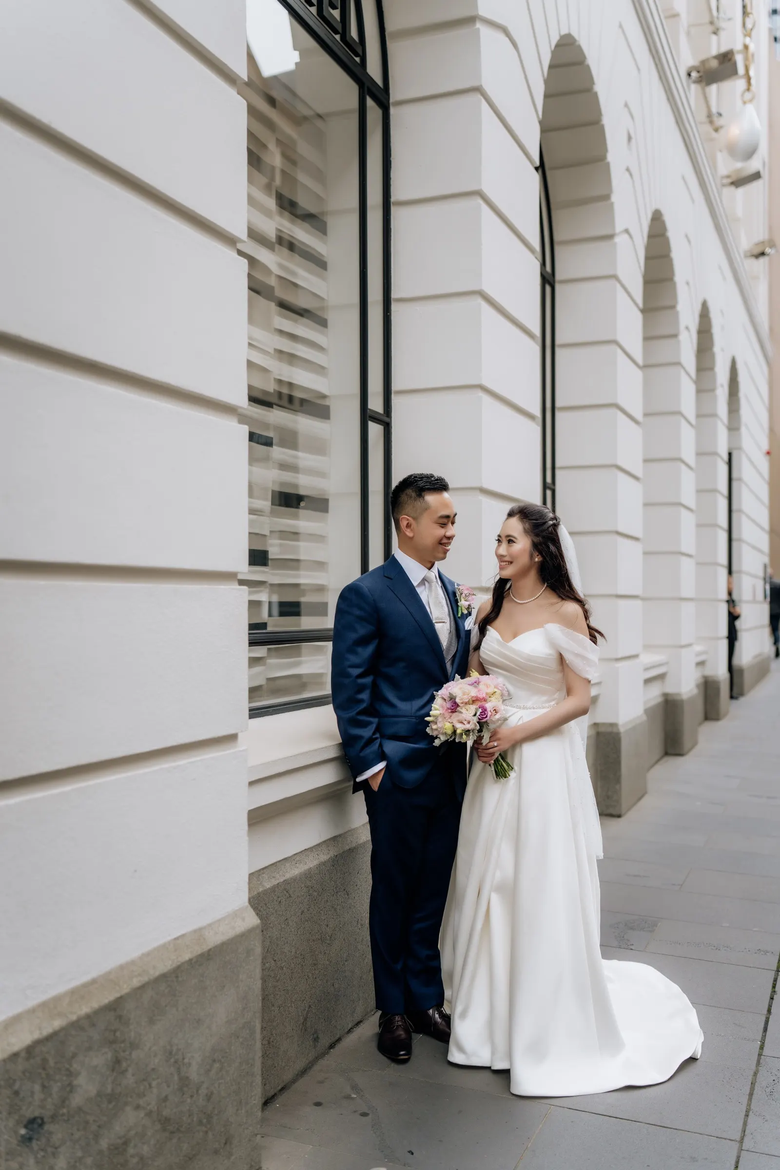 DanWen and Il signing the marriage register in Melbourne