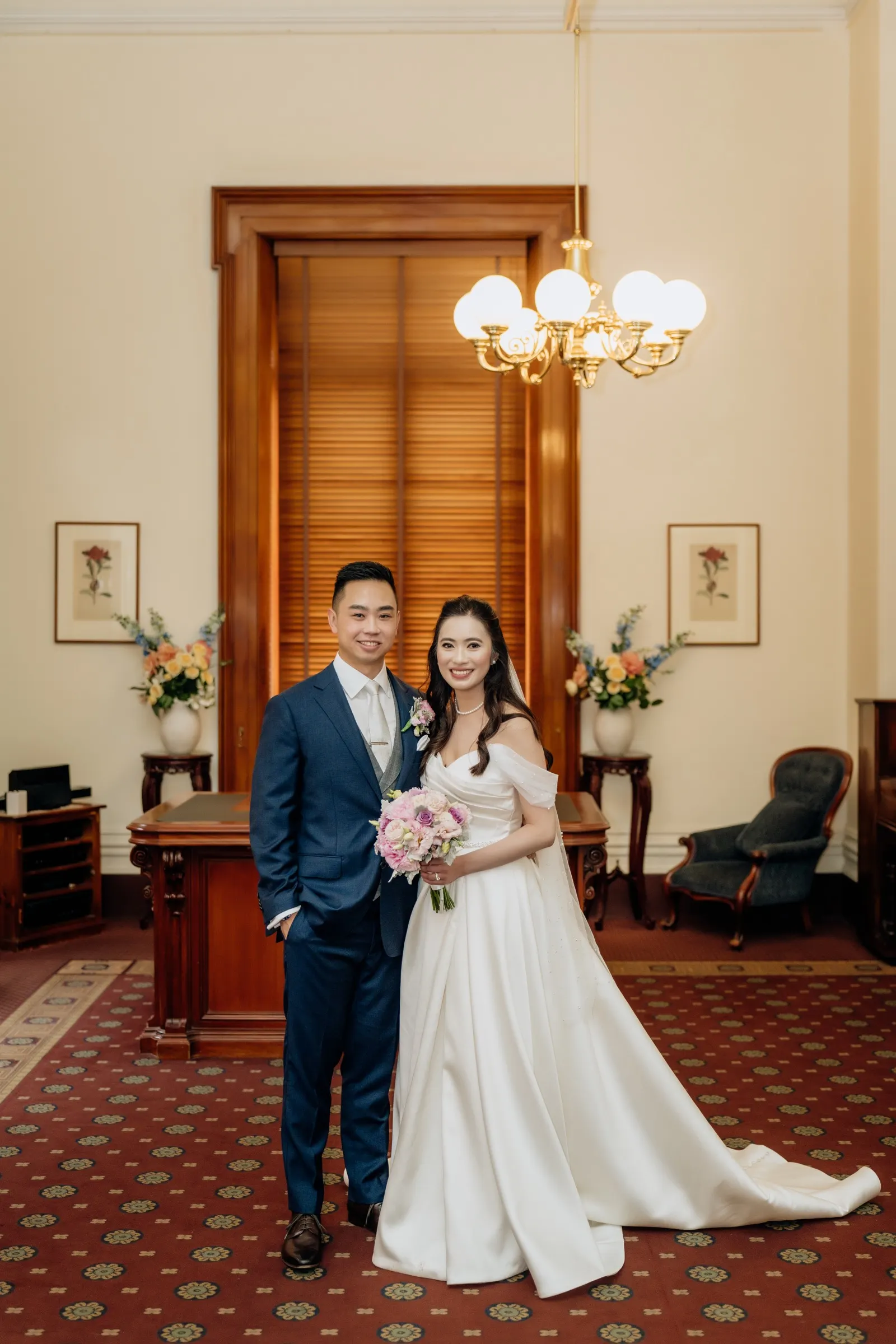 Reception at home after the Melbourne ceremony