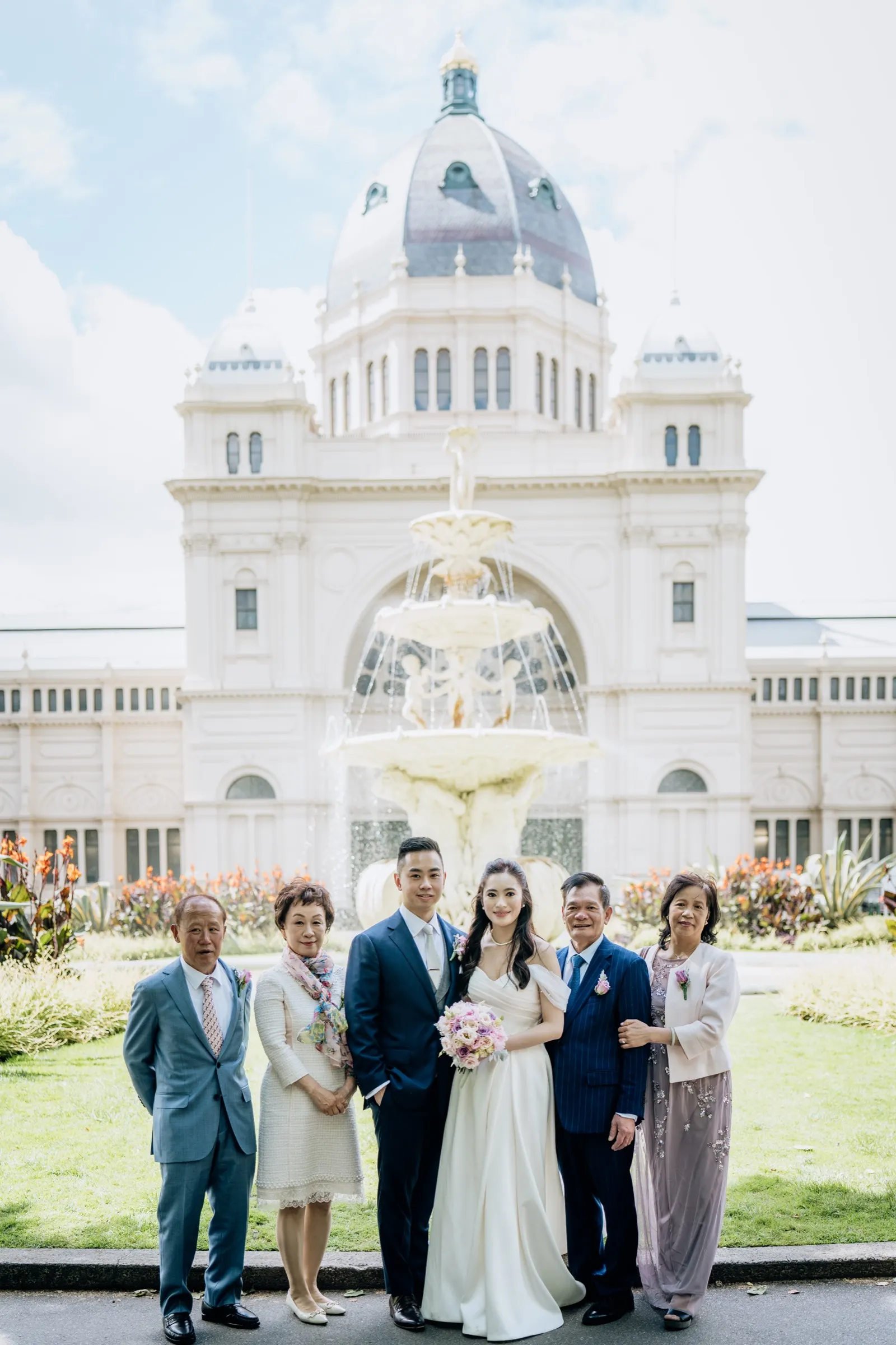 Garden reception details at DanWen and Il's wedding