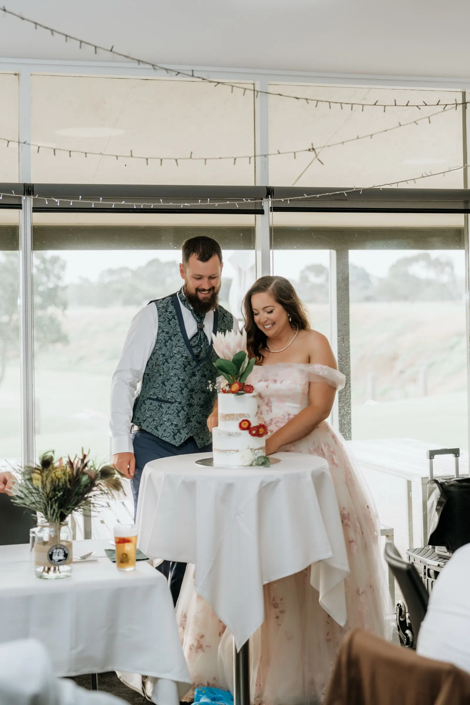 Vows exchanged at The Views Werribee in summer