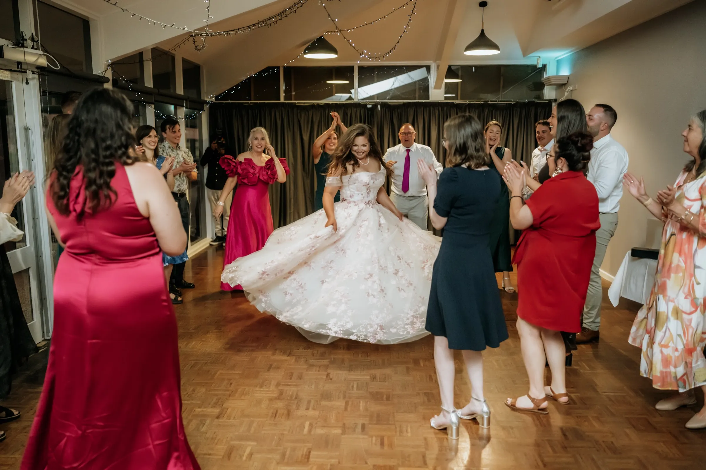 Jordy and Nic during portraits at their Werribee wedding