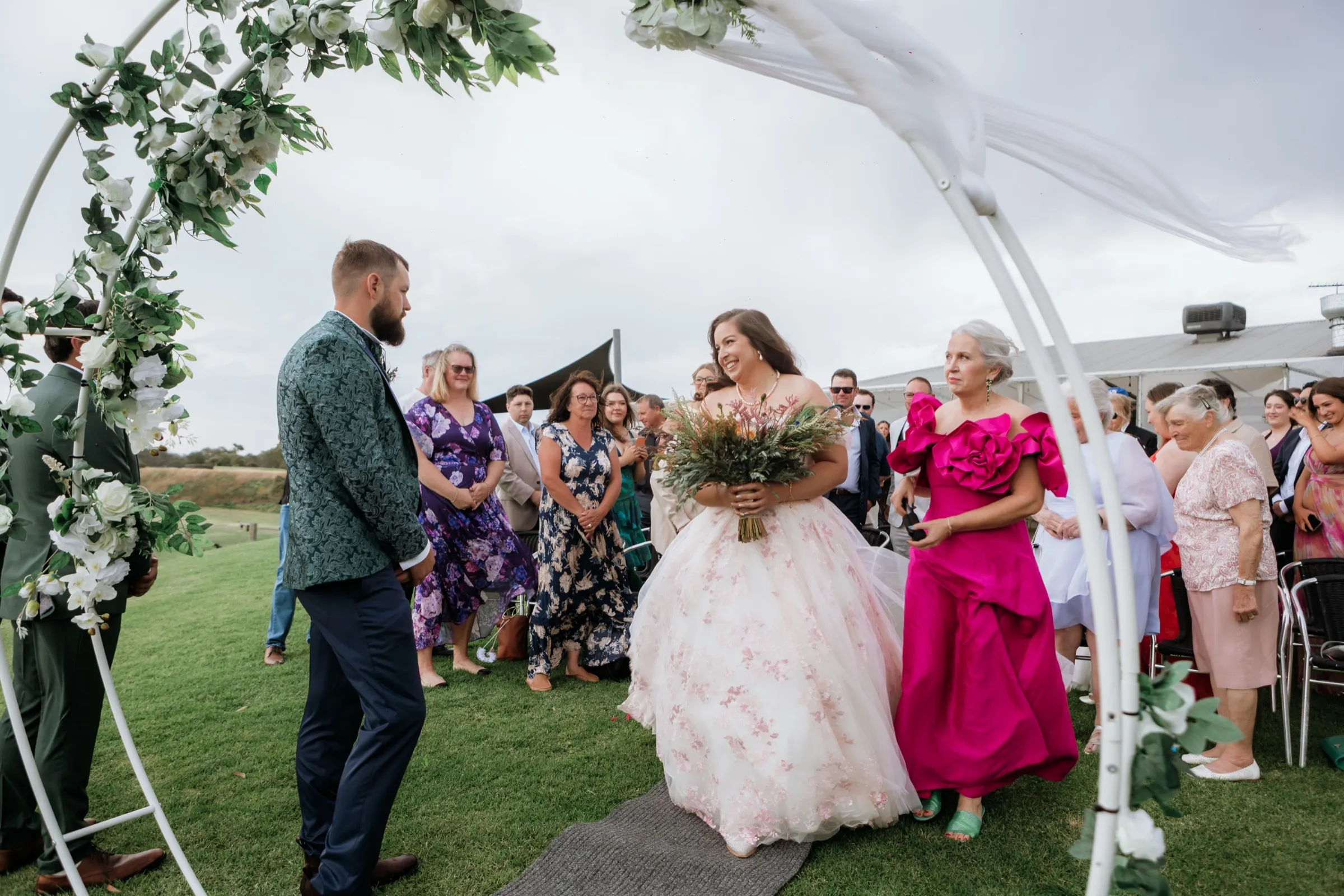 Jordy and Nic on the dance floor at their wedding