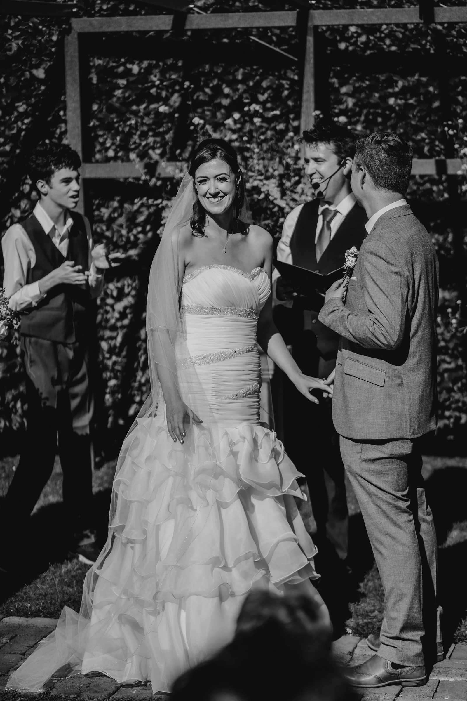 Rebecca and Matt wedding portrait, Melbourne